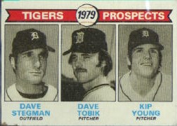 1979 Topps Baseball Cards      706     Dave Stegman/Dave Tobik/Kip Young RC